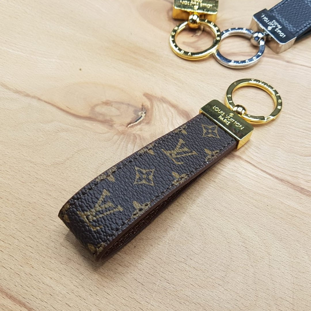 Louis Vuitton Upcycled /Repurposed Mini Keychain Key Holder