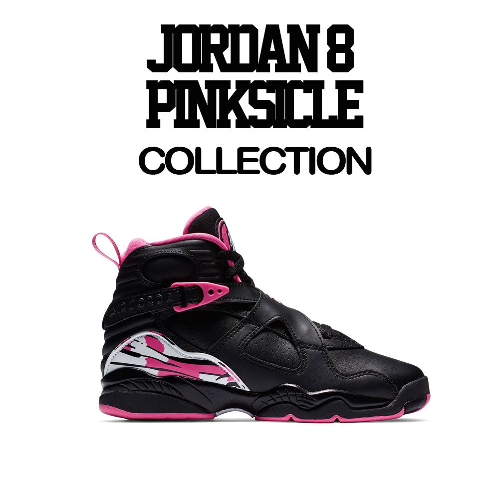 jordan 8 pink and black