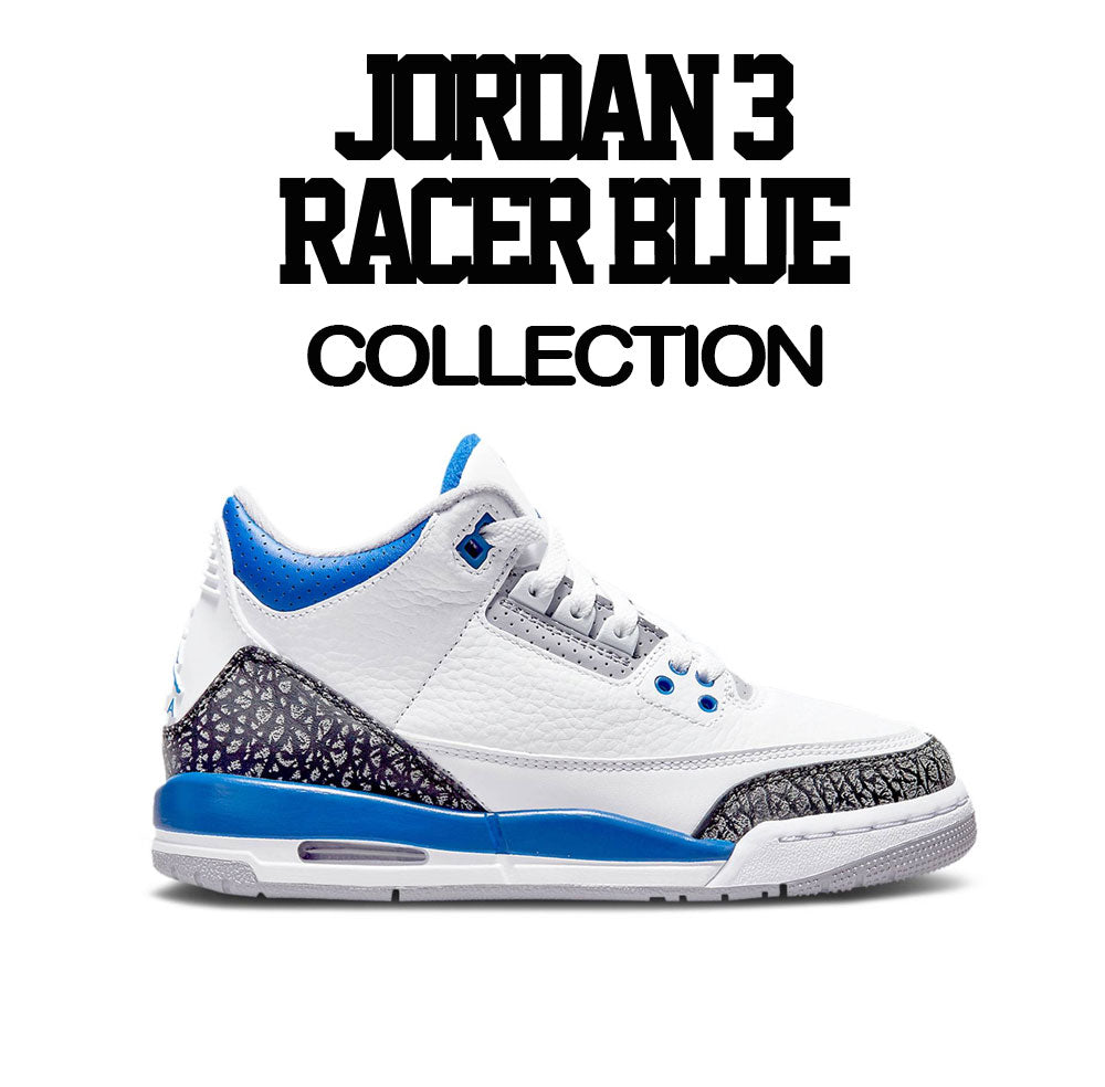 Jordan 3 Racer Blue Sneaker Tee Match Retro 3s Perfectly