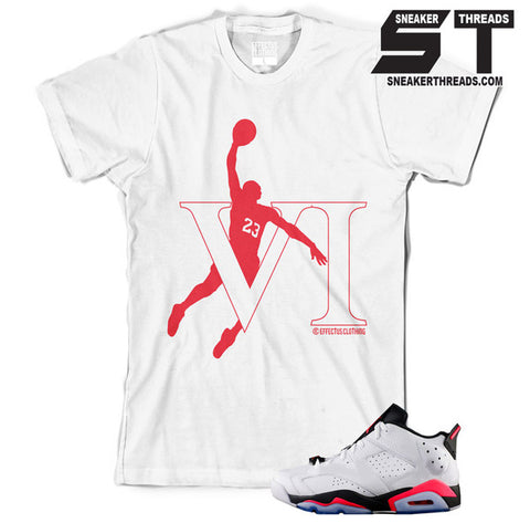 Shirts match Jordan 6 low infrared retro 6's sneaker tees shirts.
