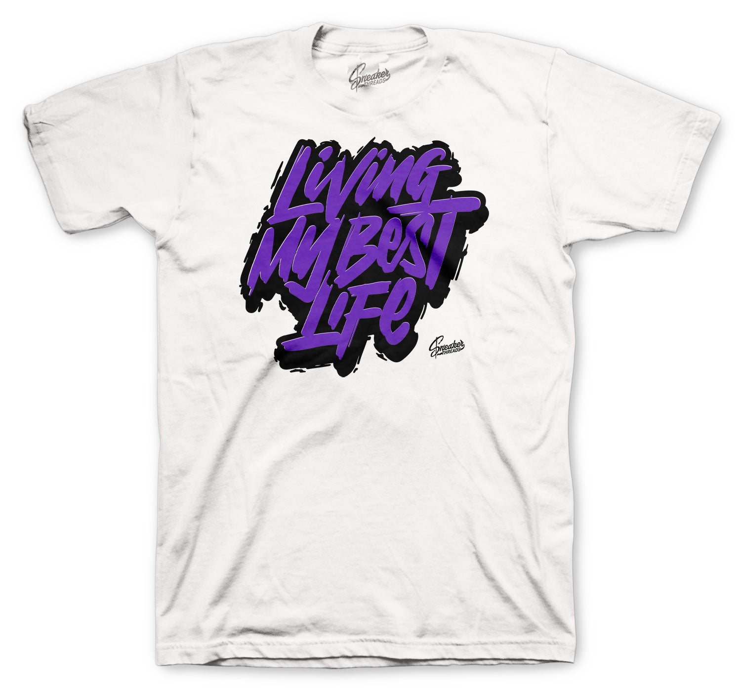 black and purple jordan 12 shirt