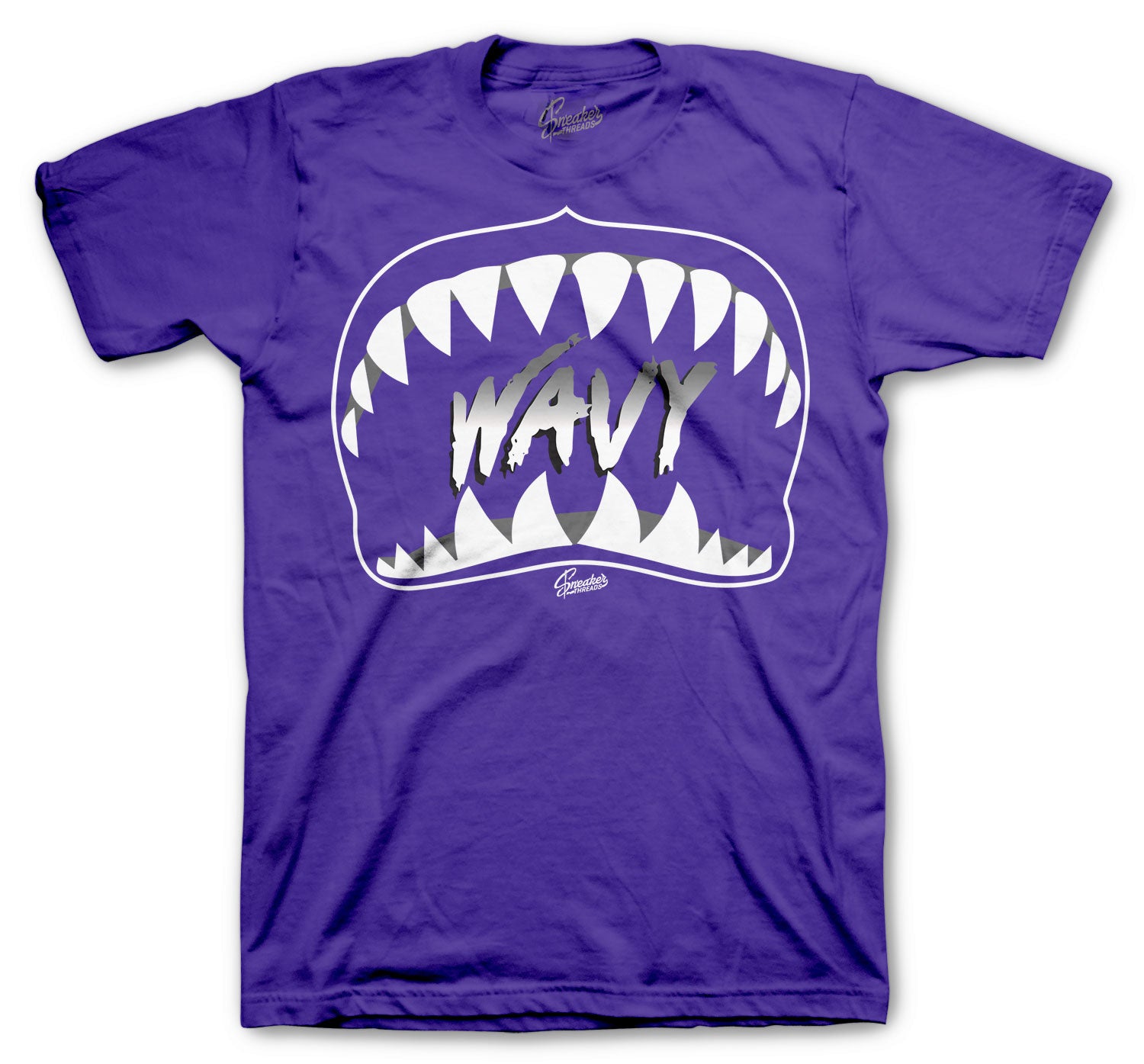 white and purple jordan 4 shirt