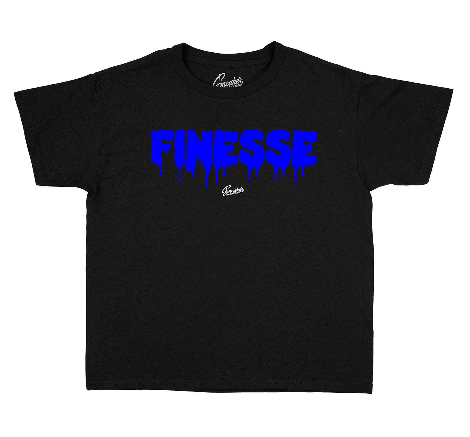 black and blue jordan shirt