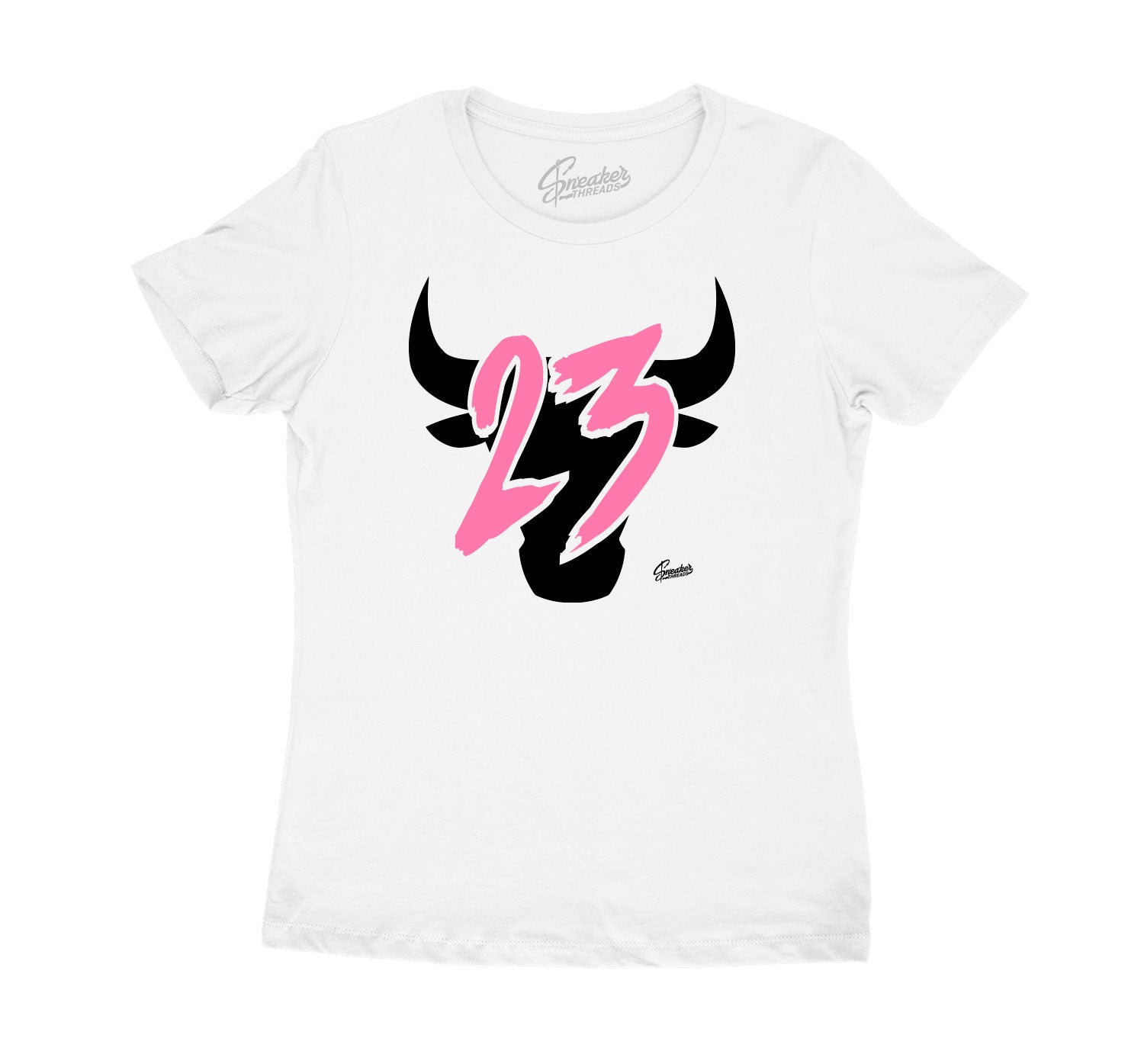 pink and white jordan shirt