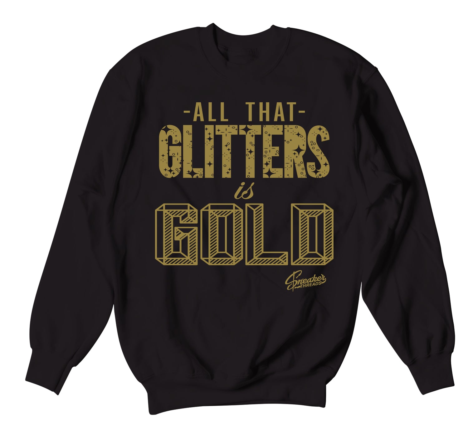 black and gold jordan sweater