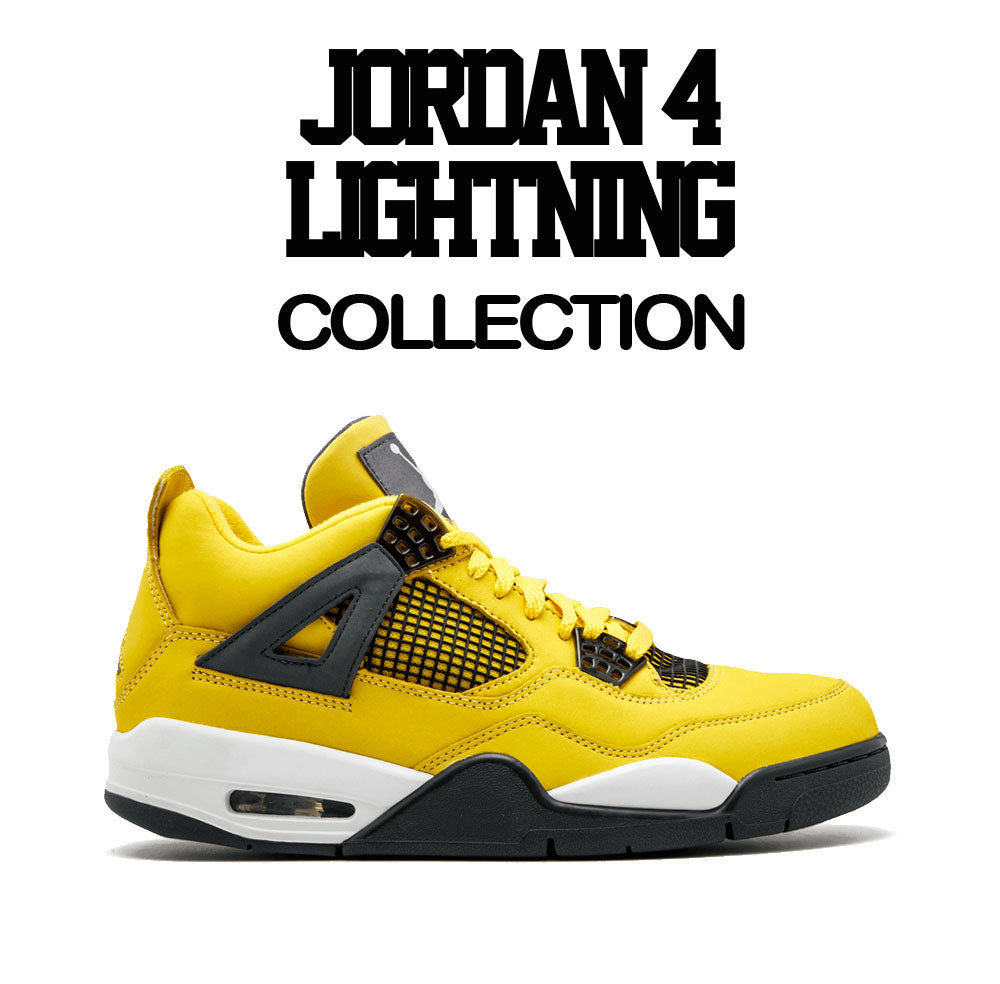 jordan 4 lightning shirt