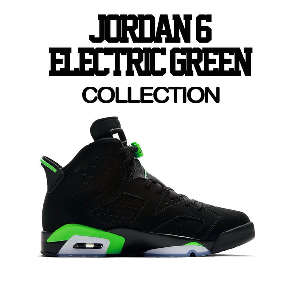 electric green jordan 6 shirts