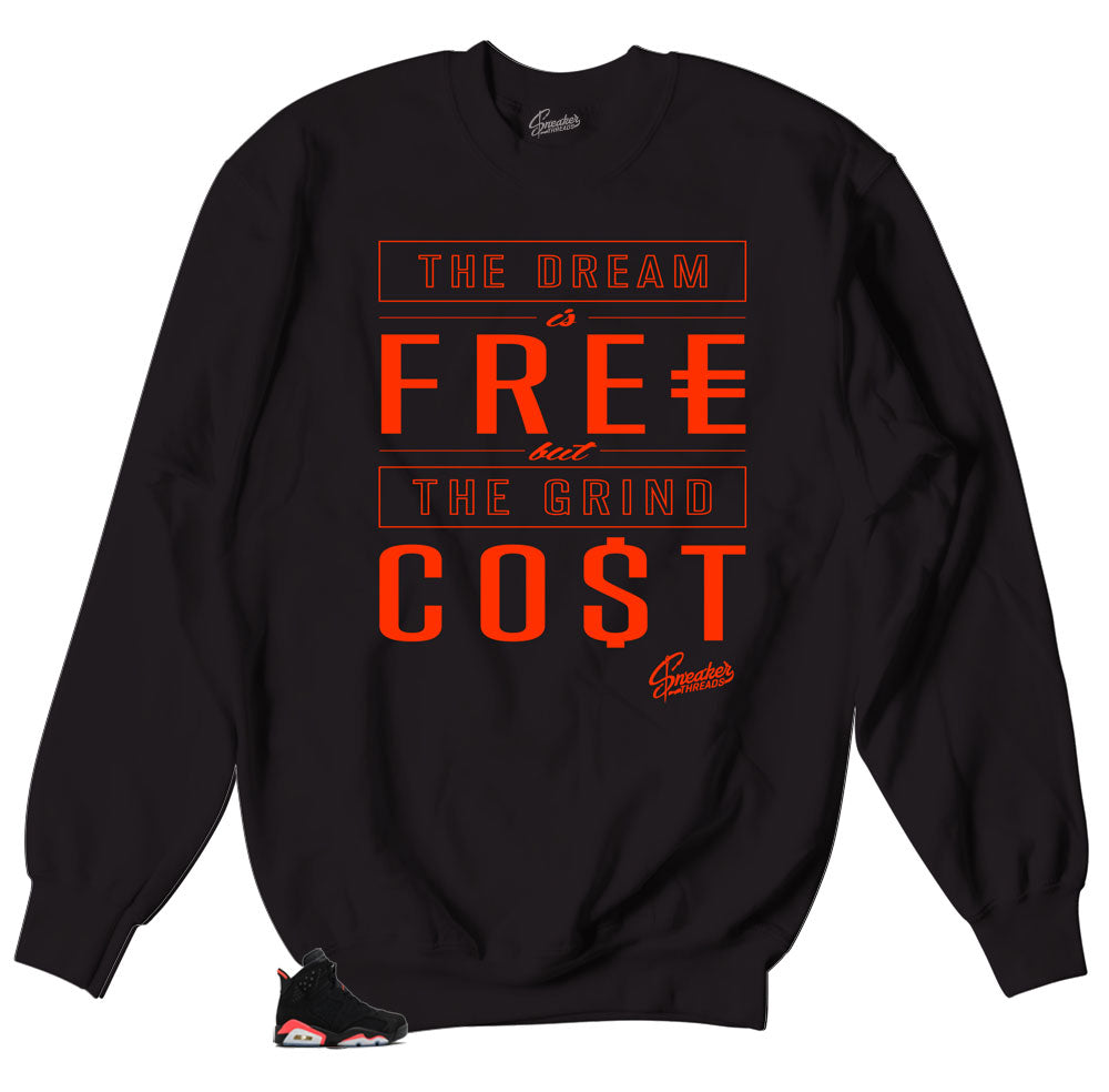 jordan 6 infrared sweater