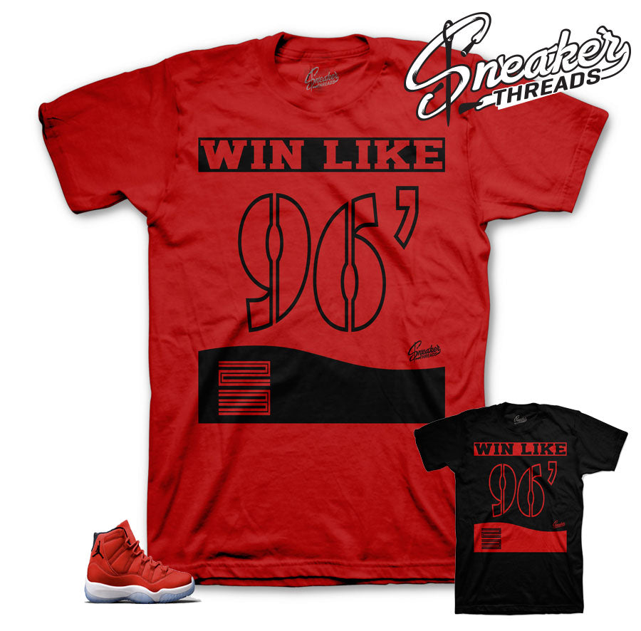 Win like 96 Jordan 11 shirts match 