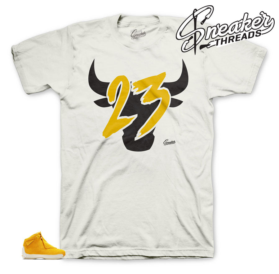 yellow and red jordan shirt