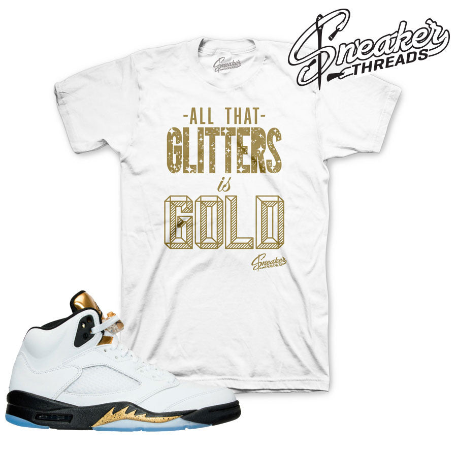 gold jordan shirt