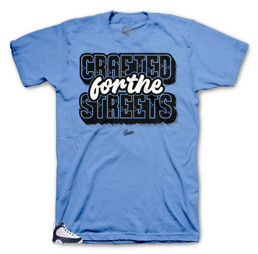 jordan 9 unc shirts