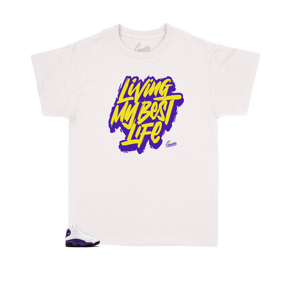 retro 13 lakers shirt