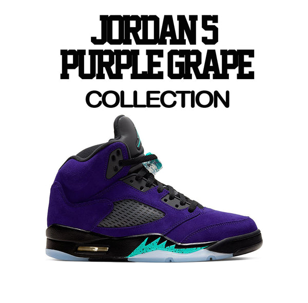 jordan 5 reverse grape shirt