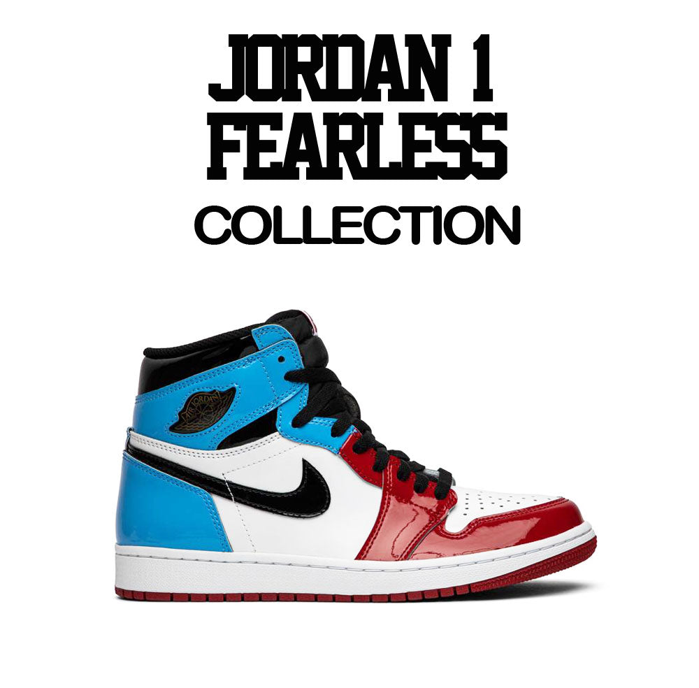 jordan 1 fearless unc chicago shirt