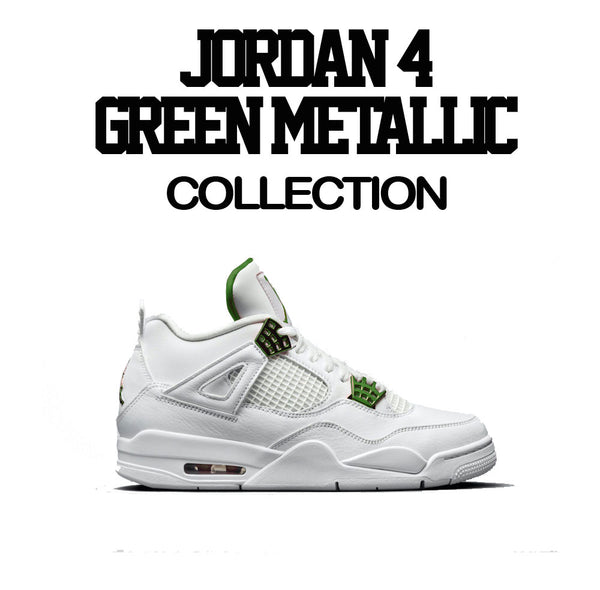 jordan 4 metallic green outfit