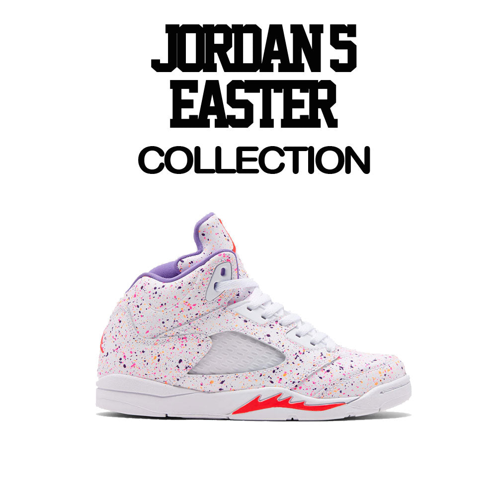 jordan retro 5 easter shirt