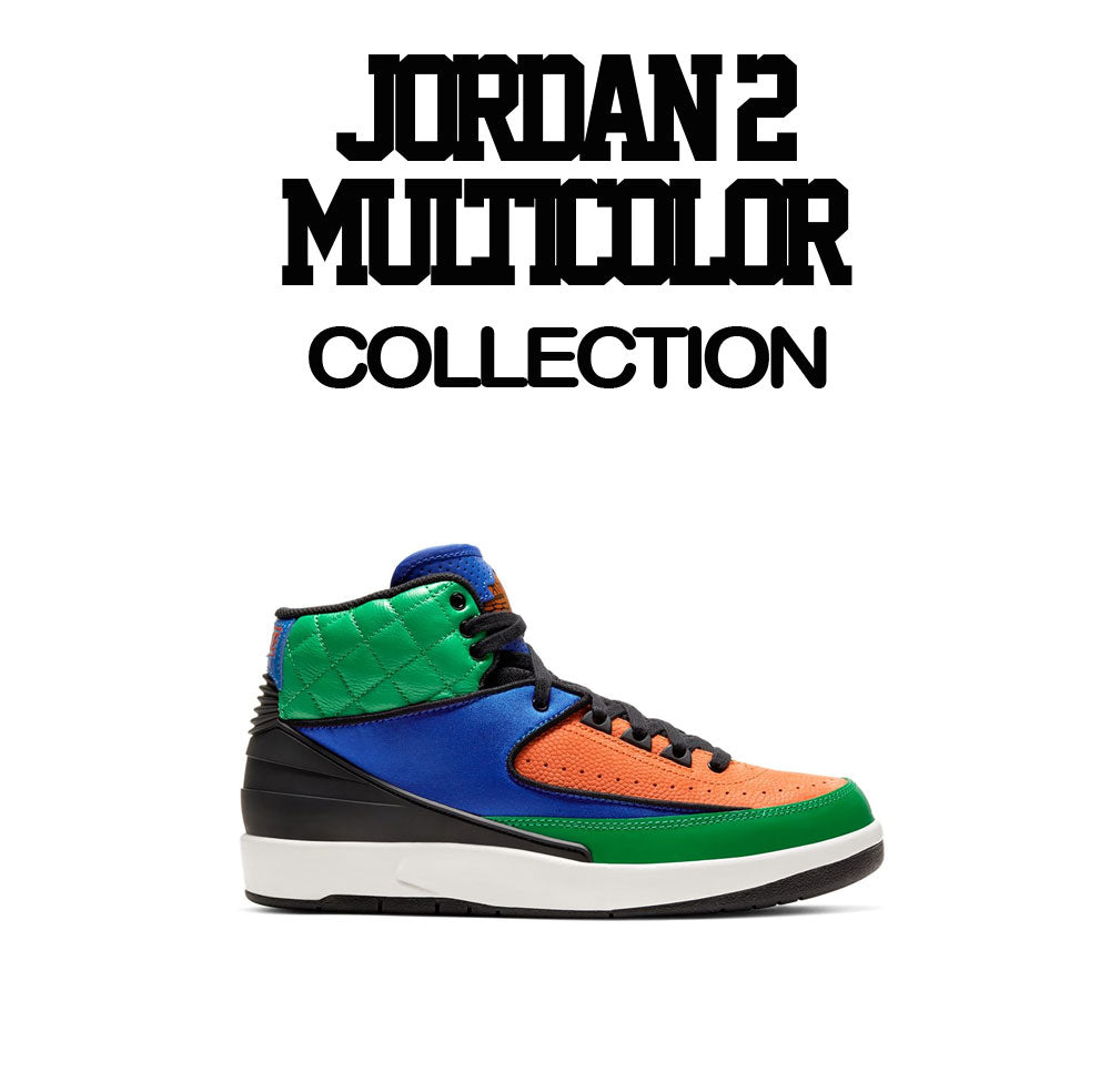 jordan 2 multicolor shirt