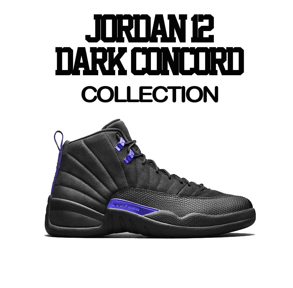 dark concord jordan 12 shirt