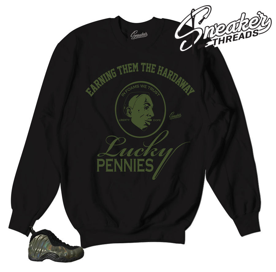 legion green foamposite shirt