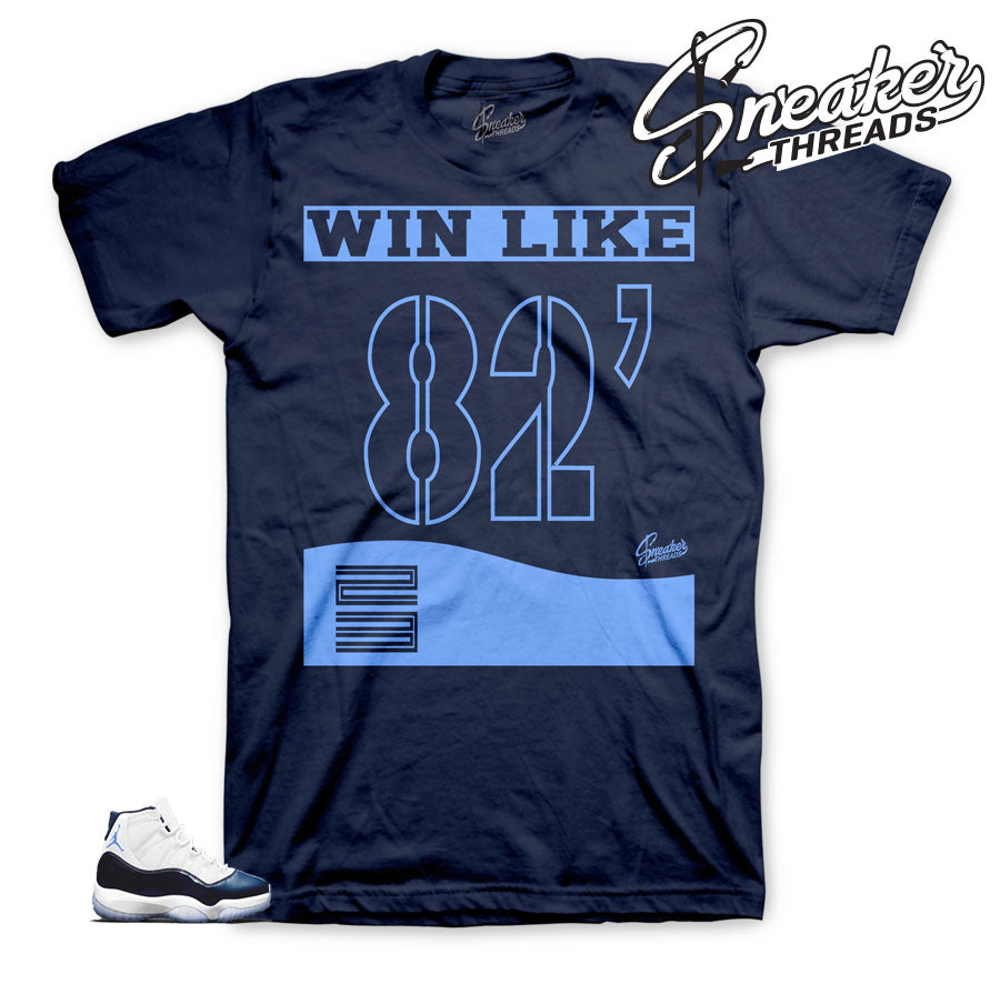 jordan 11 unc shirt