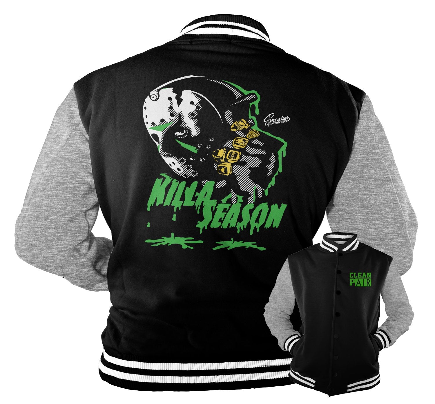 black and green jordan 1 shirt