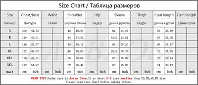 Lanbaosi Size Chart