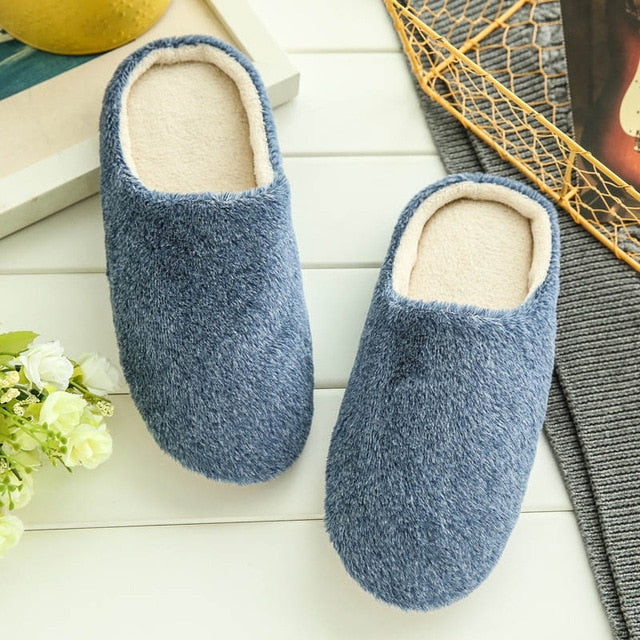 2019 Wholesale House Slipper Soft Plush Cotton Cute Slippers Shoes Non Slip Floor Furry Slippers Women Shoes For Bedroom Ws314