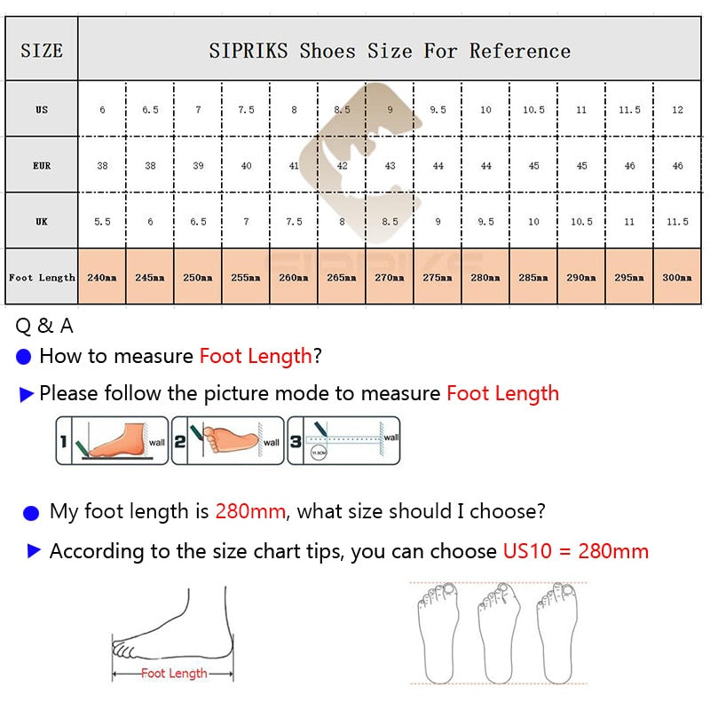 Gents Shoe Size Chart