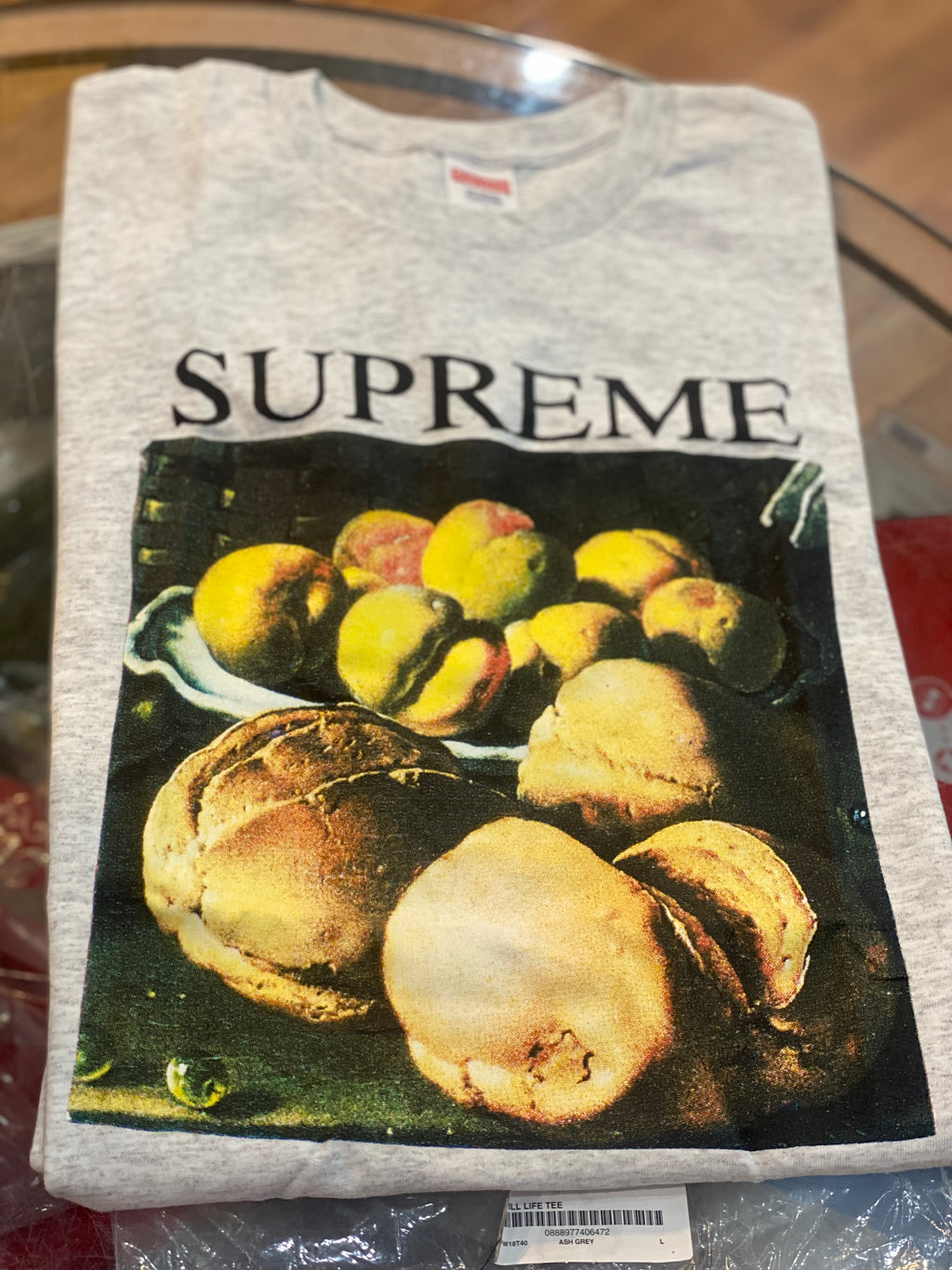 T-shirt Supreme X Emilio Pucci Grey size M International in Cotton -  23817905