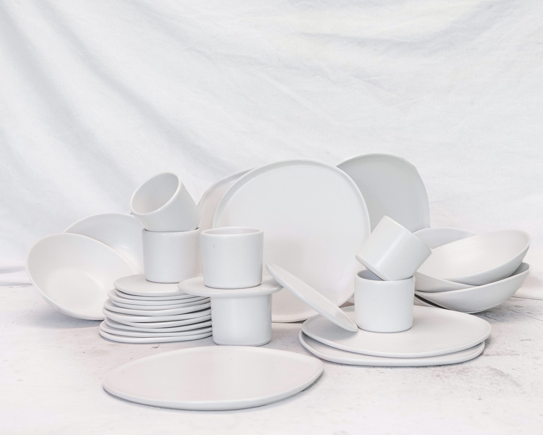 5 Piece Ripple Dinner Setting