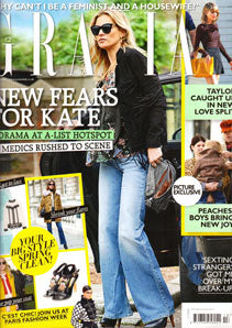 Grazia Magazine meli melo bags Press coverage