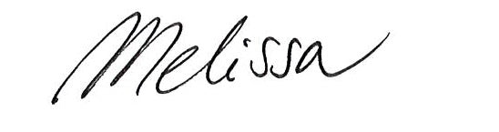 melissa signature