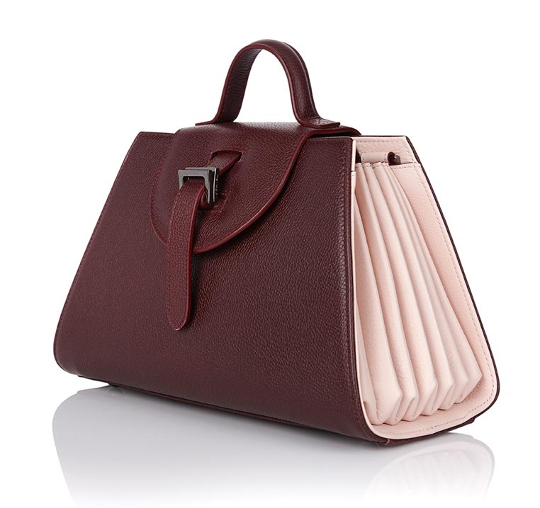 Allegra Mini Burgundy & Pastel Pink