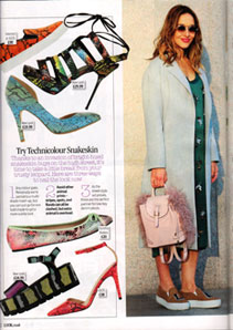 Look Magazine meli melo Leather Backpack Mini Dusty Pink Shearling