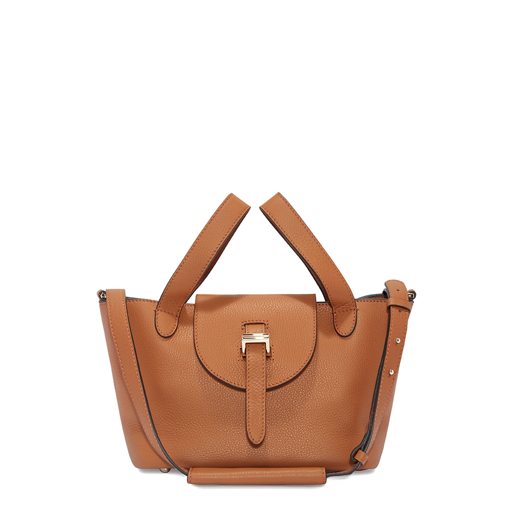 mini tan bag