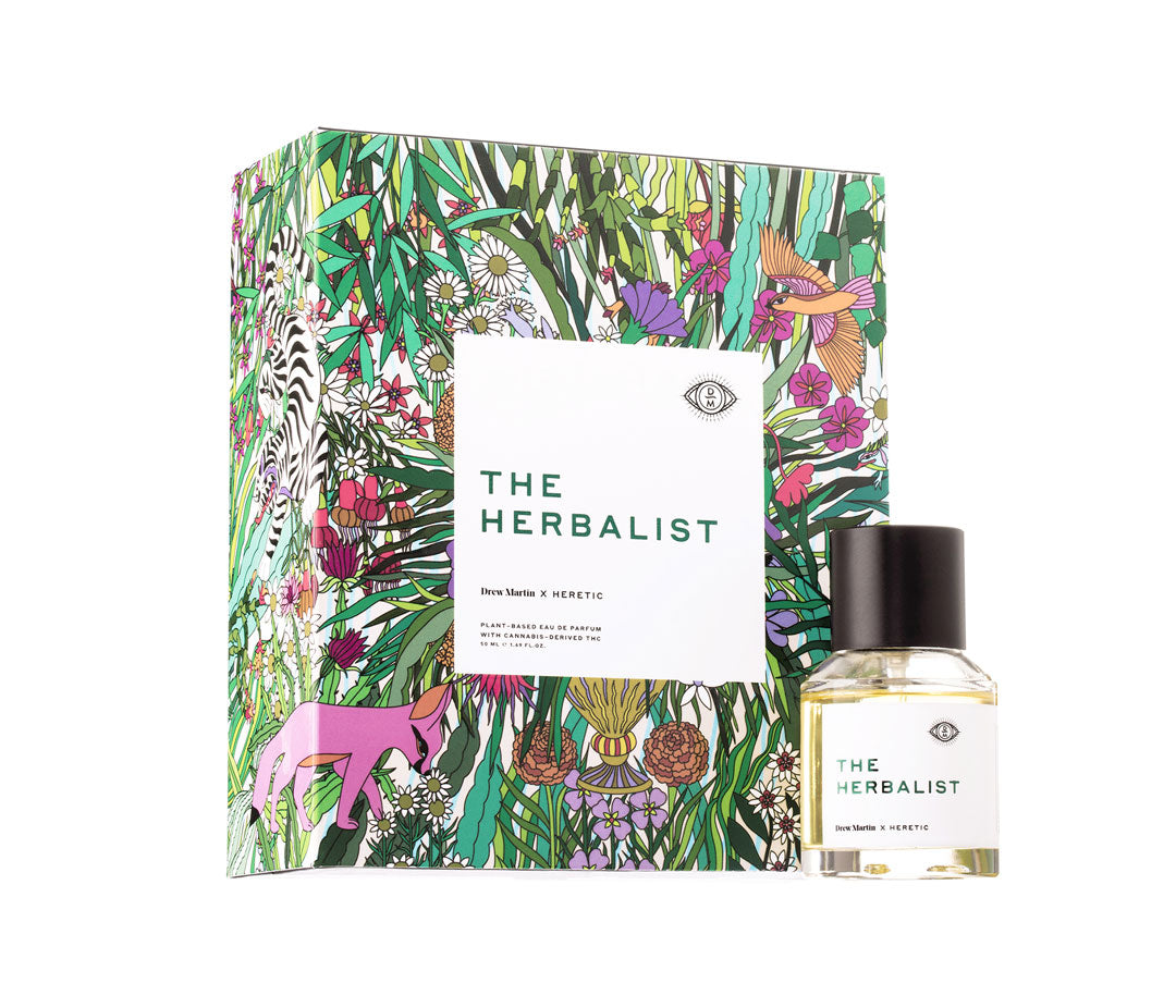 The Herbalist Perfume bottle with packaging