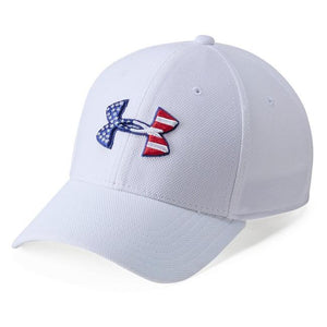 under armour red white and blue hat