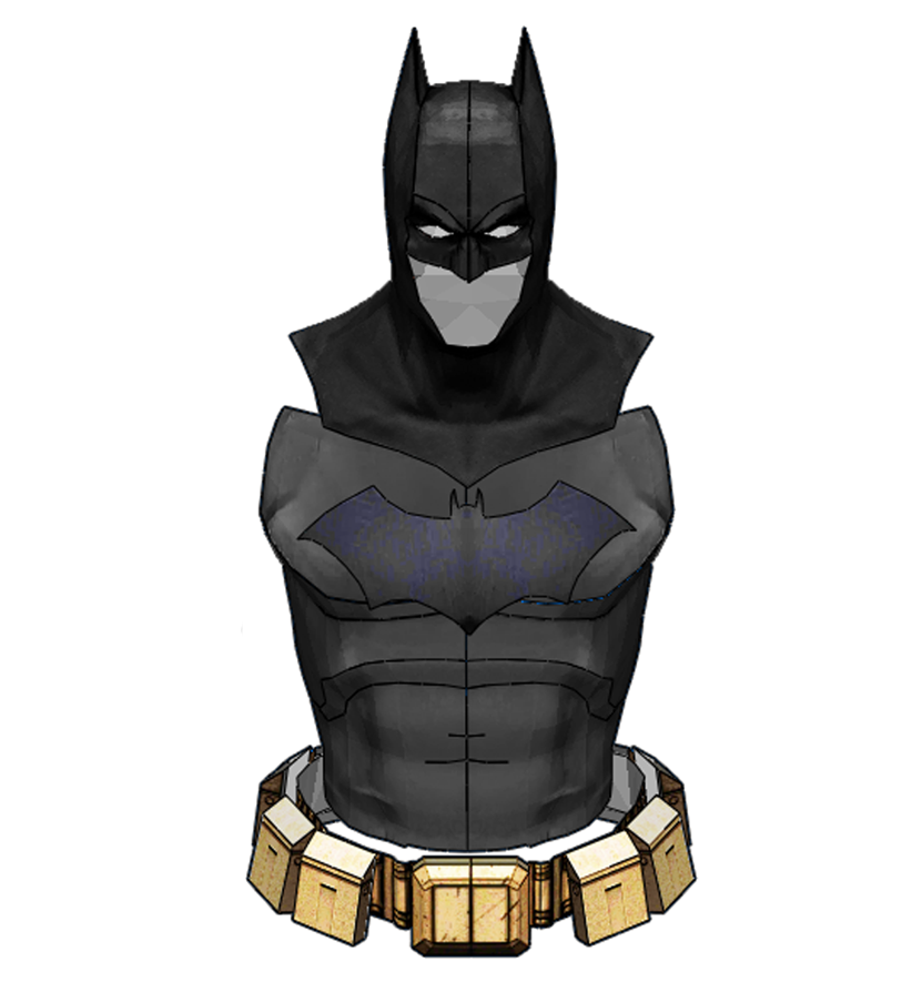 Batman Mask / Armor Cosplay Parts Set Foam Pepakura File Templates –  Heroesworkshop