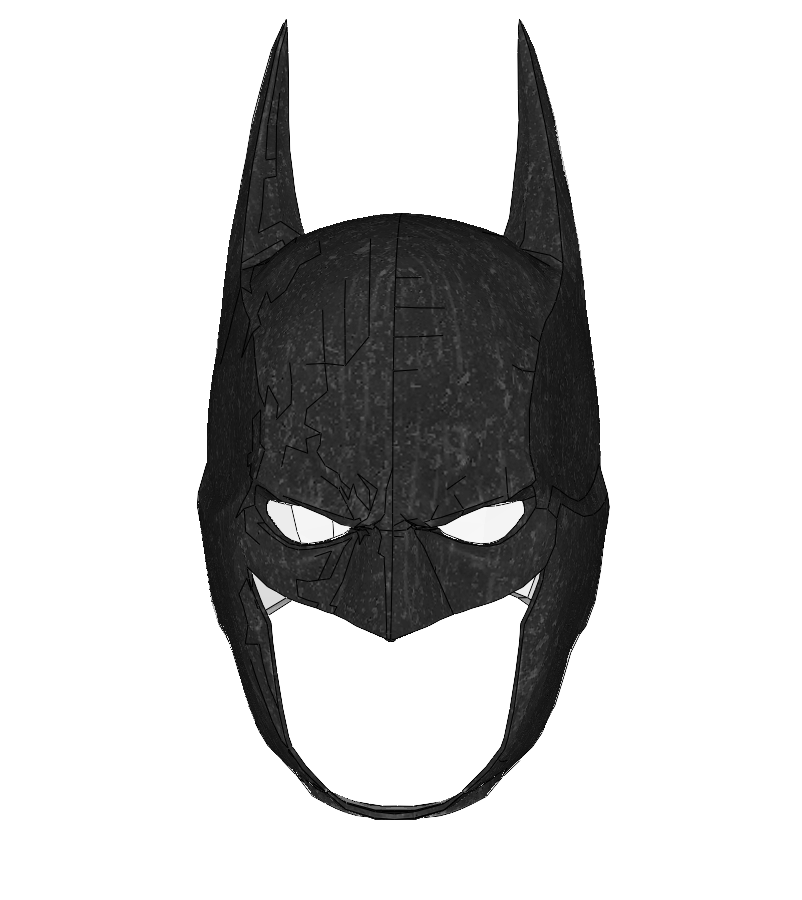 Batman Arkham Origins Cowl Cosplay Foam Pepakura File Template –  Heroesworkshop