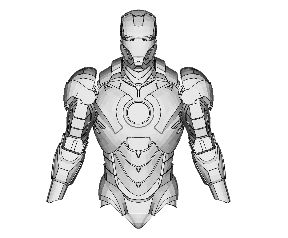 iron man mark 42 pepakura