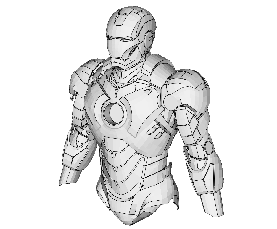 Iron Man Mark Costume Foam Pepakura File Templates | lupon.gov.ph