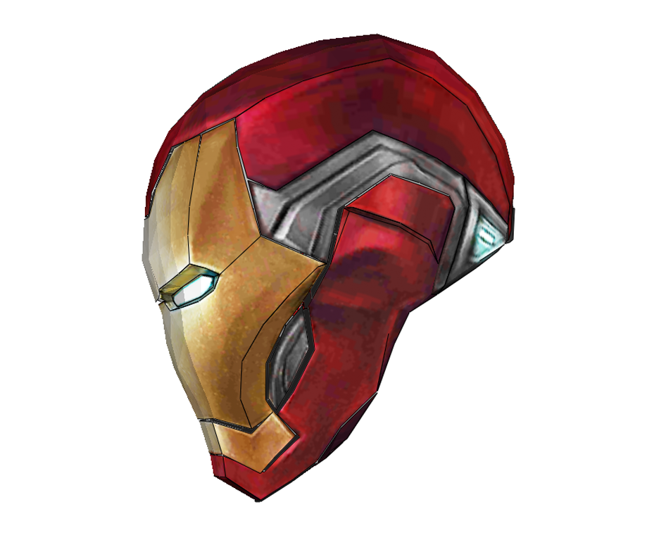 Iron Man Mark 85 Cosplay Helmet Foam Pepakura File Template Avengers