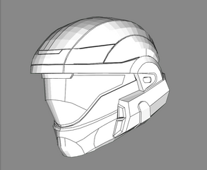 Halo Reach ODST Helmet FOAM Cosplay Pepakura File Template – Heroesworkshop