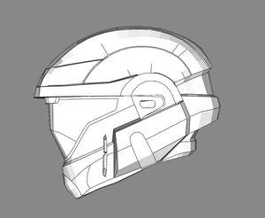 Halo Reach ODST Helmet FOAM Cosplay Pepakura File Template – Heroesworkshop