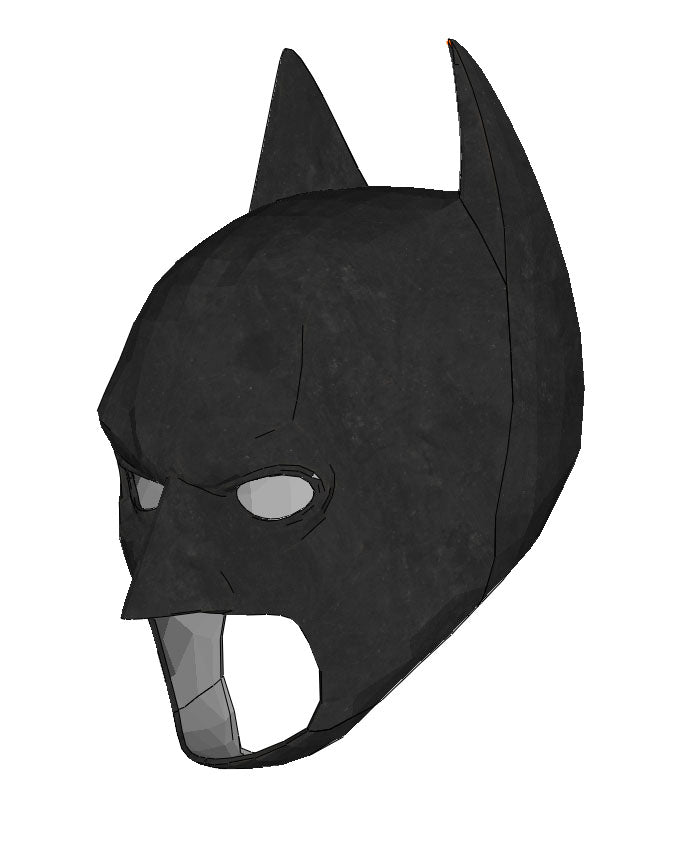 Batman - The Dark Knight Rises Cowl Cosplay Foam Pepakura File templat ...