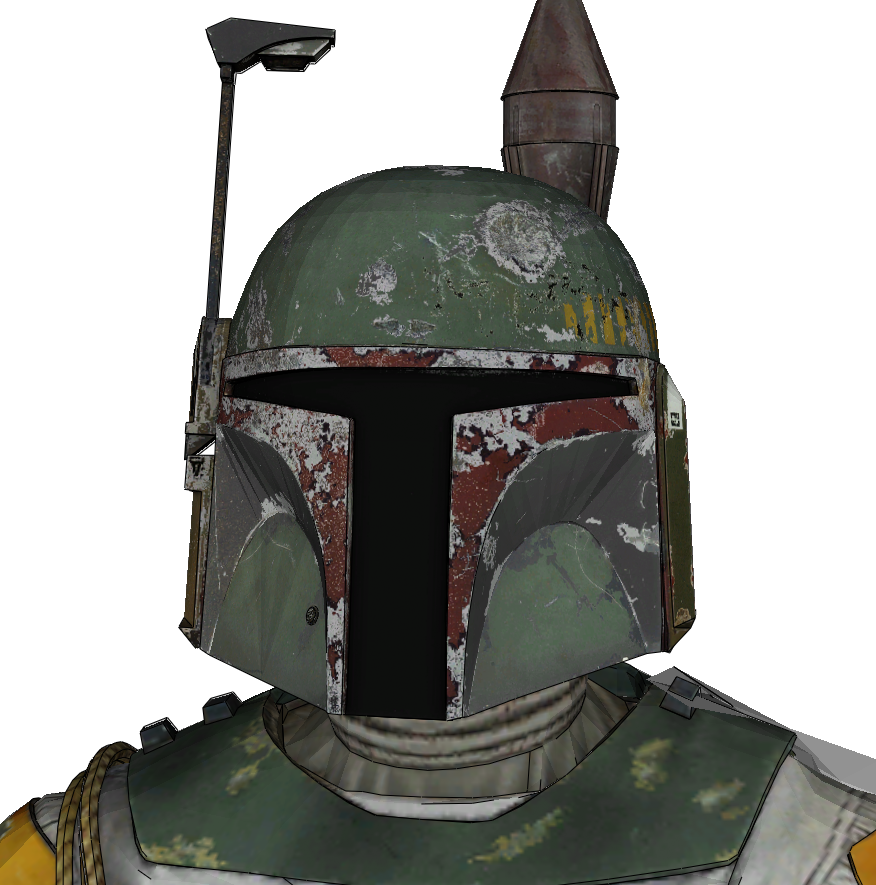 Boba Fett Mandalorian Armor Foam Pepakura File Templates (Star Wars