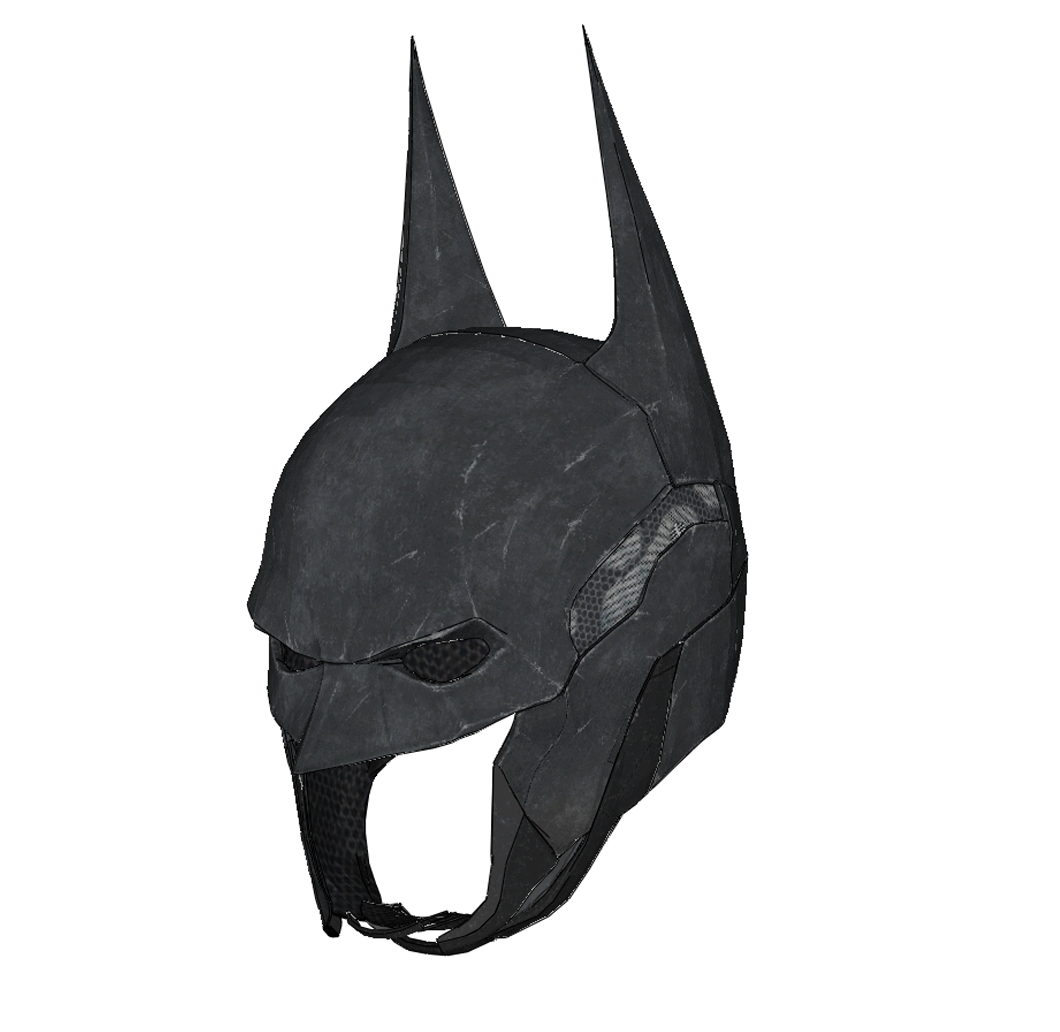 Batman Arkham Knight Cowl Cosplay Foam Pepakura File Template –  Heroesworkshop