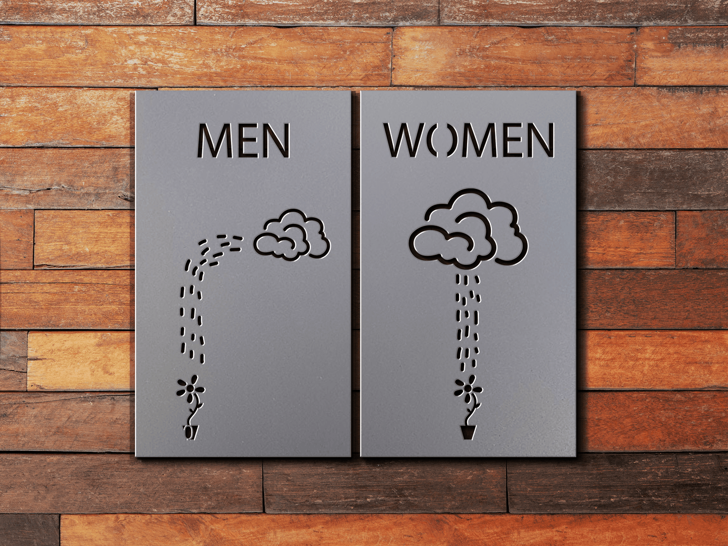 bathroom sign