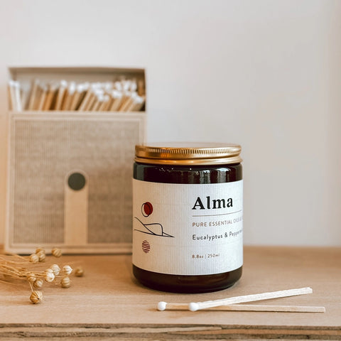 byFoke's Alma Scented Soy Wax and Essential Oil Candle